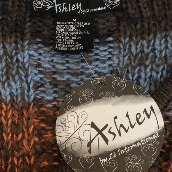 NWT Ashley | Stripe Sweater M - Picture 2 of 2